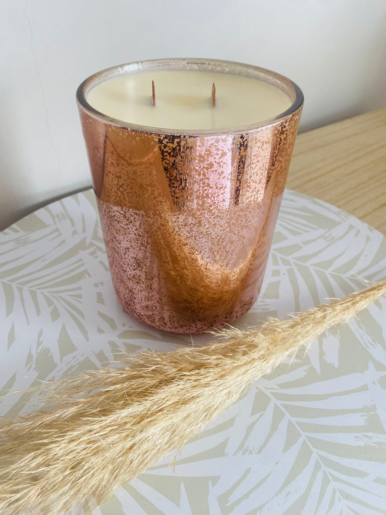 Deluxe 1kg Candle Rose Gold